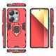 Чехол Fiji Ring для Xiaomi Redmi Note 13 Pro бронированный бампер с кольцом подставкой красный - изображение 3