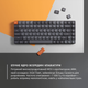 Клавиатура беспроводная Keychron K3 Max Gateron MX 2.0 Brown QMK White Led Eng/Ukr Wireless/Bluetooth/USB Black (K3MA3_KEYCHRON) - изображение 13