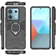 Чехол Fiji Ring для Xiaomi Redmi Note 13 Pro 5G бронированный бампер с кольцом подставкой черный - изображение 3