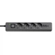 Мережевий фільтр-подовжувач СolorWay 4 розетки/3USB (2USB-A + 1 TYPE-C) (24W) Black 5M (CW-CHE435PDB) - зображення 9