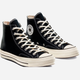 Buty sportowe damskie wysokie Converse Chuck 70 Canvas 162050C 37.5 (5US) 24 cm Czarny/Czarny/Egret (888755675182) - obraz 3