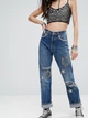 Винтажные джинсы Levis с заплатками в стиле вестерн Reclaimed&nbsp;Vintage AS020521-17 M (79182M) Синий - изображение 1