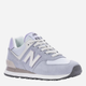 Buty sportowe damskie do kostki New Balance 574 WL574AG2 39 (8US) Jasnofioletowe (196941304687) - obraz 2