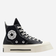 Trampki damskie na platformie Converse Chuck 70 De Luxe Squared Hi A06435C 38 Czarne (194434653823) - obraz 1