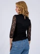 Блуза з мереживом Only 116330542 S (82942S) Чорний - зображення 2