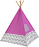 Дитячий намет вігвам KidKraft Tipi 122 х 122 х 163 см Рожевий (0706943002278) - зображення 3