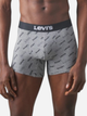 Набір трусів-боксерів чоловічих бавовняних Levi's Logo Aop Boxer Brief Org Co 701227428-002 XL 2 шт Сірий (8720245581608) - зображення 3