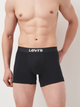 Набір трусів-боксерів чоловічих бавовняних Levi's Logo Aop Boxer Brief Org Co 701227428-003 L 2 шт Чорний (8720245581646) - зображення 4