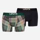 Набір трусів-боксерів чоловічих бавовняних Levi's Plaid Aop Boxer Brief 2P 701229540-001 XL 2 шт Чорний/Зелений (8720245657129) - зображення 1