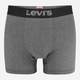 Набір трусів-боксерів чоловічих бавовняних Levi's Herringbone Boxer Brief 2P 701229543-003 L 2 шт Чорний/Сірий (8720245660143) - зображення 2