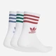 Набор мужских носков высоких хлопковых Adidas Crew Sock 3Str JI9471 40-42 3 пары White/Prerub/Prloin (4067905454648) - изображение 2