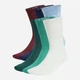 Набор мужских носков высоких хлопковых Adidas Tr Crew S 6P JI9504 40-42 6 пар Owhite/Secogr/CGreen (4067905450848) - изображение 1