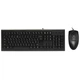 Комплект (клавиатура, мышь) A4Tech KR-8520D Black - изображение 1