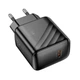 Адаптер сетевой HOCO CS24A Cable Puerto single-port charger USB Type-C 25W/3A Black - изображение 4