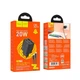 Адаптер сетевой HOCO N55 Type-C to Type-C Cable Fundador four-port charger set 2хUSB/2хUSB Type-C 20W/3A Black - изображение 5