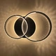 Люстра светодиодная потолочная LUMINARIA AKRILIKA ROUND 80W 3R APP 600x400x110 BLACK/CLEAR 220V IP20 с пультом ДУ - изображение 6