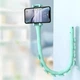 Держатель для телефона UKC Cute Worm Lazy Holder blue гибкий с присосками - изображение 4