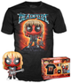 Подарунковий набір Funko Pop! & Tee Marvel Deadpool Heavy Metal Фігурка 9 см + Футболка Розмір L (889698750592) - зображення 1