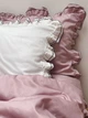 Наволочка Cozy з Рюшами 40x60 см Молочна з чорним кантом - изображение 3