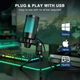Мікрофон для блогерів FIFINE AmpliGame A2 ігровий стрімінговий з RGB підсвіткою (51000) - зображення 3