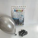 Повітряні Кульки 10" SILVER МЕТАЛІК Упаковка 100 шт GEMAR - зображення 1