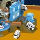 Детский игровой автотрек парковка Космическая станция для мальчиков с подсветкой и звуками - изображение 12