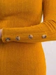 Сукня BEBE PLUS 24379 L (73743L) Гірчичний - зображення 4