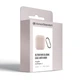 Силиконовый чехол для наушников Apple AirPods 2, Hang Case, пудровый, ультратонкий защитный кейс толщиной 2 мм, защита от царапин, пыли и ударов, компактный, с карабином для крепления, ArmorStandart (ARM59689) - изображение 3