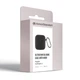 Силиконовый чехол для наушников Apple AirPods 2, Hang Case, черный, ультратонкий защитный кейс толщиной 2 мм, защита от царапин, пыли и ударов, компактный, с карабином для крепления, ArmorStandart (ARM59679) - изображение 3