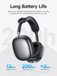 Беспроводные наушники Borofone BO22 Bluetooth стерео гарнитура с микрофоном Dark-Grey - изображение 2