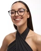 Солнцезащитные очки No Brand Image имиджевые прозрачные с черным - изображение 6
