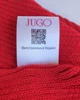Женская докер-бини шапка JUGO Kusto, красная, демисезонная - изображение 2