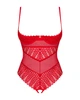 Боди с вырезом и открытыми чашками Obsessive Ingridia Body Красный XL/2XL (SO9027) - изображение 3