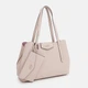 Сумка жіноча шоппер зі штучної шкіри + косметичка Guess Eco Brenton Girlfriend Satchel HWEVG839009-ALM Бежева (800070292849) - зображення 3