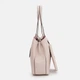 Сумка жіноча шоппер зі штучної шкіри + косметичка Guess Eco Brenton Girlfriend Satchel HWEVG839009-ALM Бежева (800070292849) - зображення 4