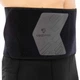 Пояс для тренажерного зала и похудения SWEAT WAIST TRIMMER LiveUp LP8718 размер 125x19,5x0,5см черный-серый - изображение 2