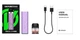 Многоразовая электронная сигарета POD система Vaporesso XROS 3 Mini Kit Lilac Purple - изображение 3