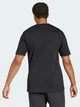 Футболка хлопковая длинная мужская Adidas M Bl Sj T JE8945 M Black/White с принтом (4067906090029) - изображение 2
