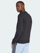 Свитшот оверсайз мужской Adidas M Bl Ft Swt JE8949 2XL Black/White с принтом (4067906152482) - изображение 2