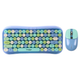 TWolf TF660 Blue беспроводной комплект клавиатуры и мыши - изображение 1