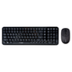 Клавиатура и мышь TWolf TF350 Black - беспроводные, черного цвета. - изображение 1