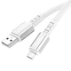 Дата кабель Hoco X85 Strength USB to MicroUSB (1m) White - изображение 3