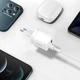 Мережевий зарядний пристрій Baseus Super Si Pro Quick Charger C+U 30W EU White - зображення 7