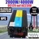 Инвертор преобразователь напряжения Lvyuan 2000W 12-230v 2000/4000w чистий синус - изображение 2