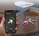Защитный чехол брелок для Apple Airtag держатель для трекера с креплением на ключи / рюкзак / ошейник, розовый (96008833) - изображение 2