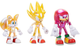 Zestaw figurek Jakks Pacific Sonic The Hedgehog Ultimate Team Up 10 cm 3 szt (0192995419070) - obraz 4