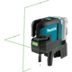 Нівелір лазерний акумуляторний Makita SK106GDZ (35 м, 2 промені, зелений, CXT, без акумулятора та зарядного пристрою) - зображення 2