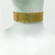 Широкий чокер-кольчуга «Liquid Metal» Honey Fashion Accessories золотистий (120296) - изображение 4