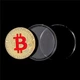 Монета BTC Биткоин Bitcoin в капсуле Red - изображение 11