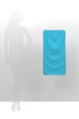 Рушник з мікрофібри для спорту та туризму 45*90 см EMMER Light Blue, S - зображення 5